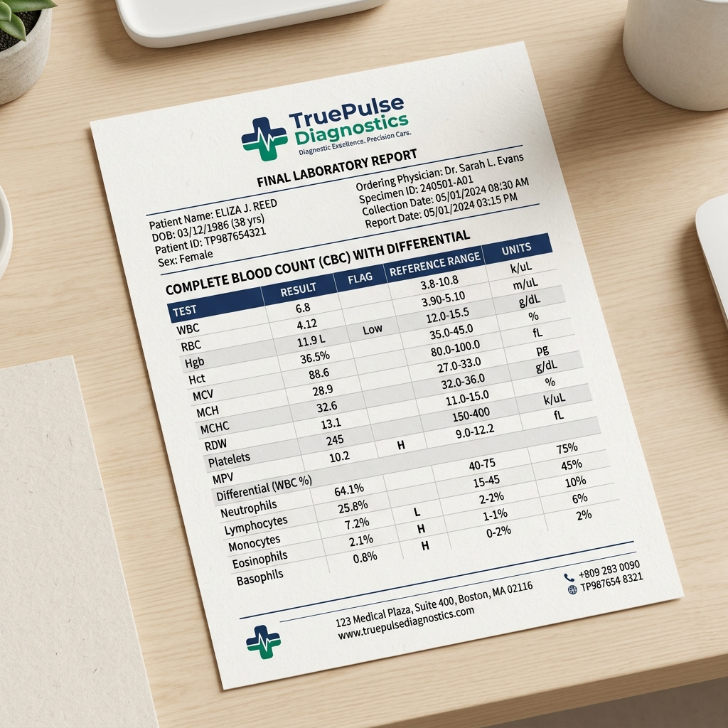Clinical Grade PDF Report